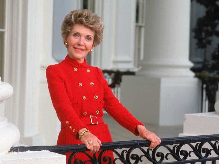 Nancy Reagan was a Broadway actress and starred in 11 films.