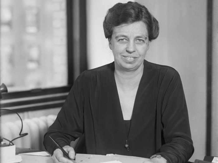 Eleanor Roosevelt was interested in politics and worked with her husband before she became first lady.