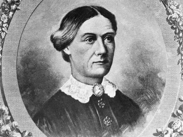 While her husband was in the Army, Margaret Taylor traveled around the United States, living in forts, tents, and log cabins.