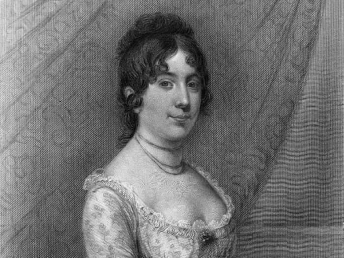 Dolley Madison was born a Quaker, but she left the faith after her marriage to James Madison, who was an Episcopalian.