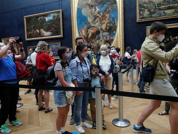 Last summer, around 70% of the Louvre