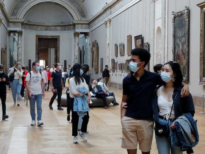 Though people still turned out in numbers, attendance was significantly down, allowing visitors to walk through the Louvre without the typical crowds.