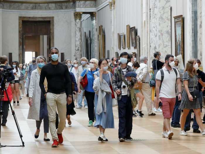 All visitors must wear masks, maintain three feet of distance from one another, make a reservation online beforehand, and follow a one-way path through the museum.