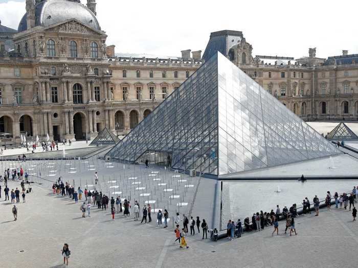 The Louvre, home to Leonardo da Vinci