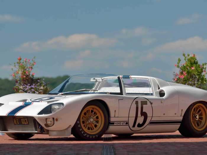 Mecum had the car comprehensively restored to its former glory, even refinishing it in its original Le Mans livery.