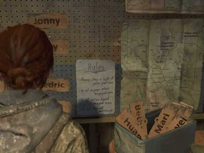 6. You can easily walk right past them throughout the game but chalkboards, bulletin boards, and walls you come across are littered with all sorts of signs, messages, and tiny details, which add to the game