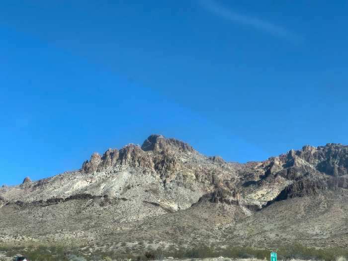 On the way back, we passed through the Arizona desert.