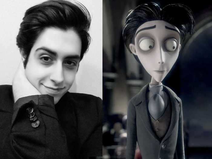 Athan shares a striking resemblance to Victor Van Dort from "Corpse Bride."