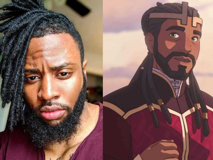 Kamau Afi, of Philadelphia, was shocked to find he had a doppelgänger in King Harrow from the original Netflix series "The Dragon Prince."