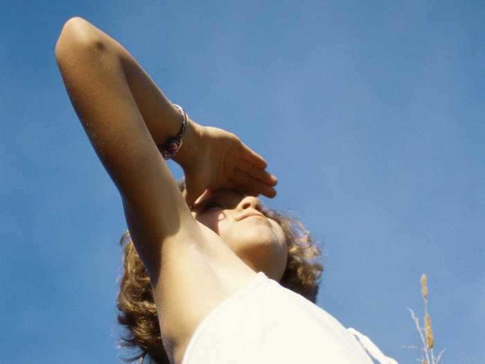 Your armpits and underarms get especially sweaty in the summer so sunscreen should be reapplied to these areas throughout the day.