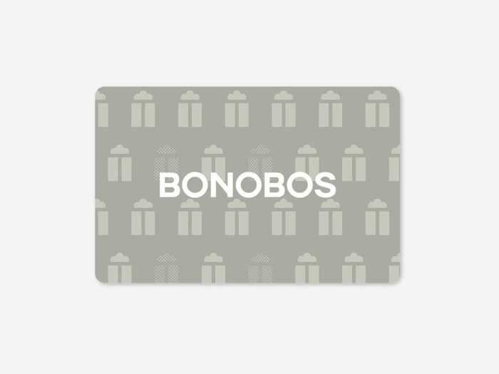 A gift card to a popular menswear brand