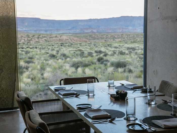 A stay at Amangiri comes with a variety of complimentary services.