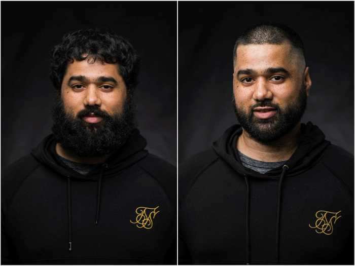 Jordan Anwar had both his hair and beard significantly cut.