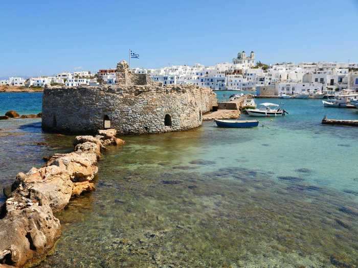 Another famous attraction is the Venetian Fortress of Naoussa, which, as the name implies, was built by Venetians in the 15th century as a fortress and watchtower guarding the island from pirates, per Greeka.