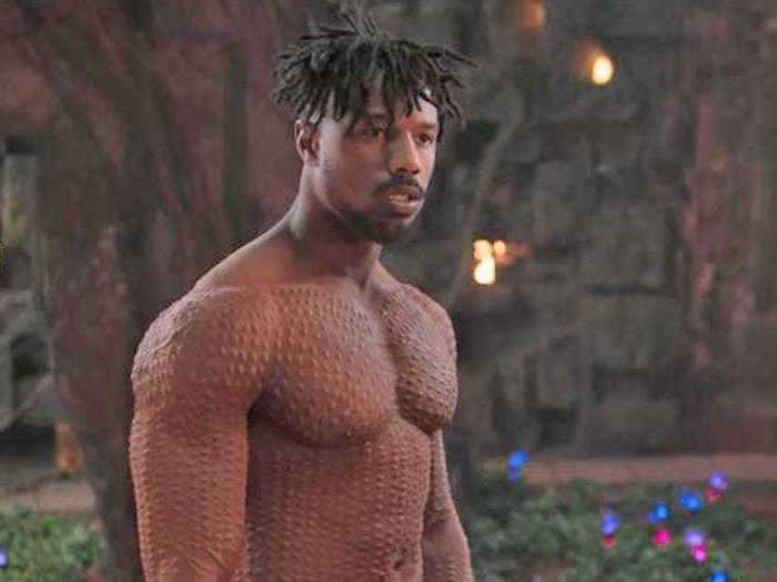 His trainer said Jordan then did intense weight training to gain 15 pounds of muscle to play Killmonger in "Black Panther."