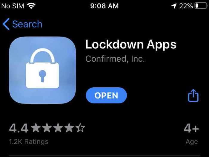 Download Lockdown Apps from the App Store.