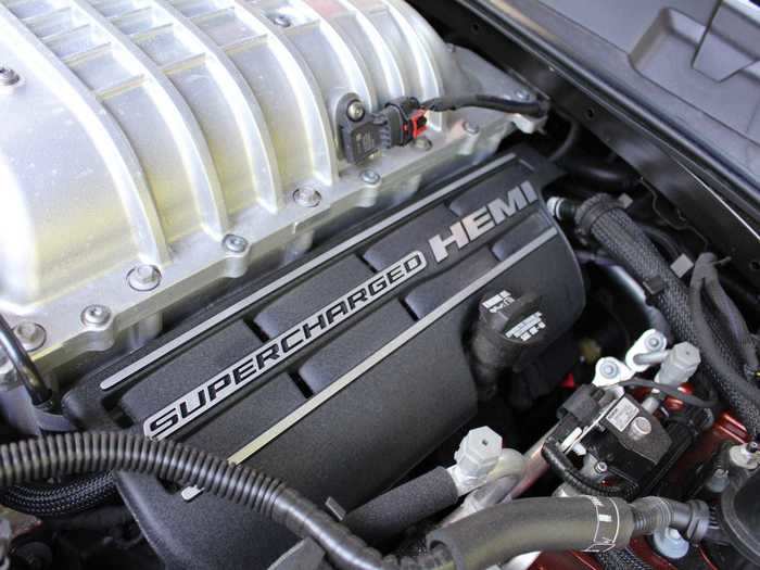 That a 6.2-liter, supercharged, Hemi V8, making 717 horsepower with 656 pound-feet of torque.