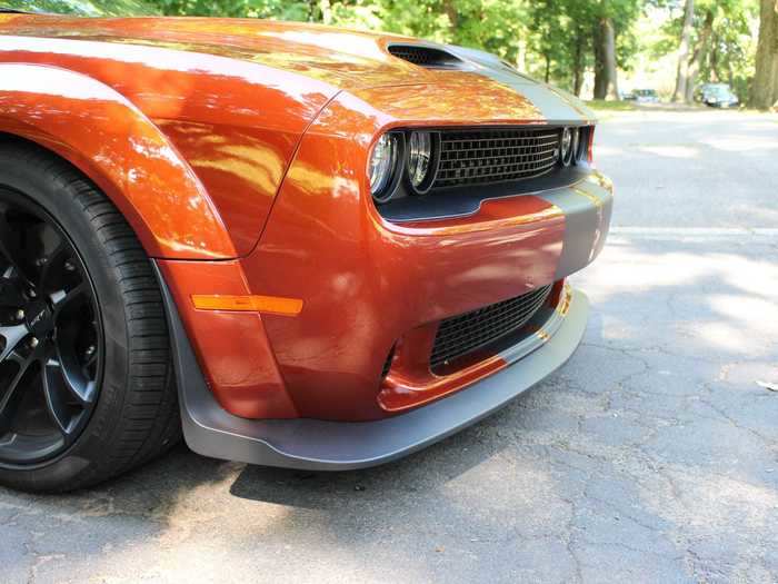 The front aerodynamic elements initially had me worried that getting in and out of driveways would be tricky, but clearance was usually adequate.