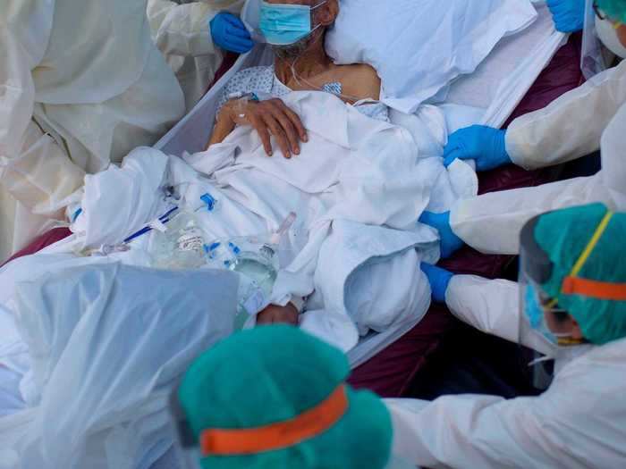 At United Memorial Medical Center in northern Houston, hospital beds are increasingly being dedicated to coronavirus patients.