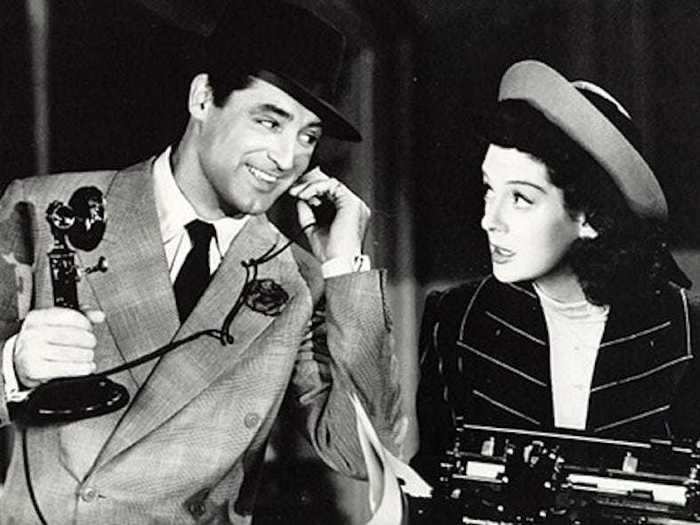 "His Girl Friday" is a classic screwball comedy.