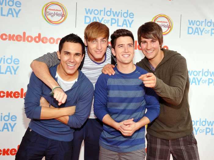 One Direction was once the opener for fellow boy band Big Time Rush.