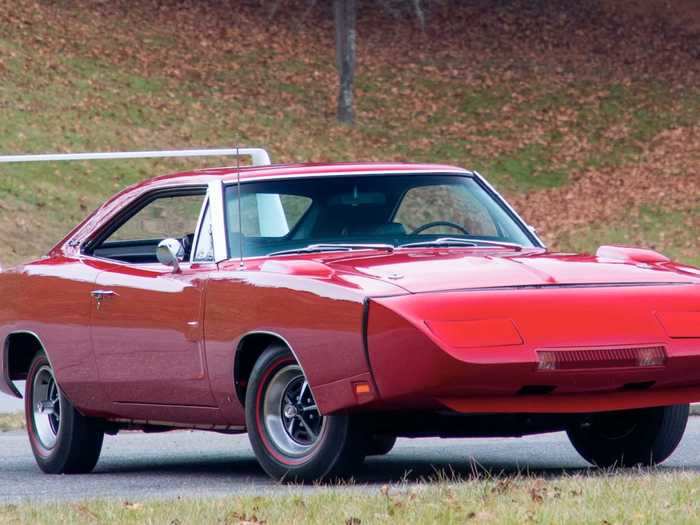 The most expensive car to sell was a 1969 Dodge Daytona for $231,000.