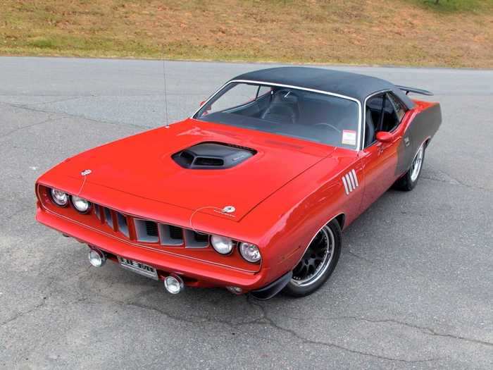 The sixth-most expensive car was a 1971 Plymouth Cuda Resto Mod, raking in $187,000.