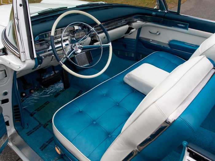 This immaculate Caddy sports a power top, an in-dash clock, cushy seats, and plenty of chrome.