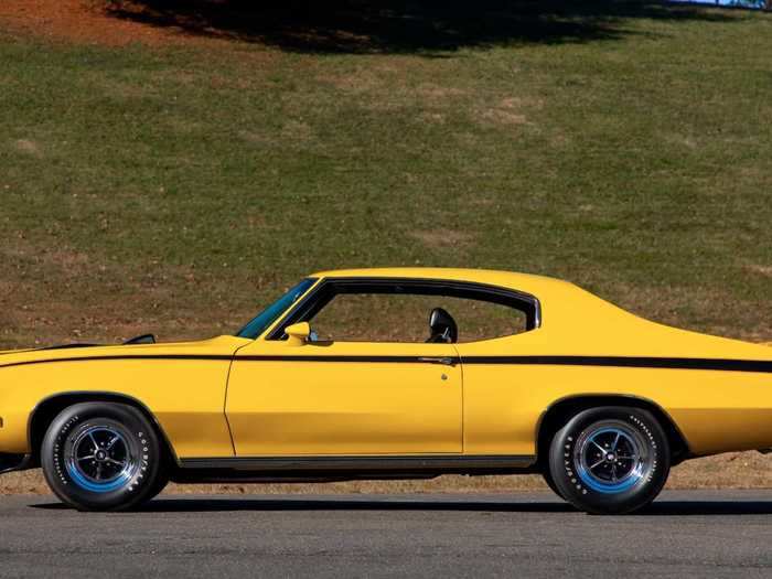 Recently restored, this Buick GSX is believed to have less than 32,000 miles on the clock and was rated at 350 horsepower when new.