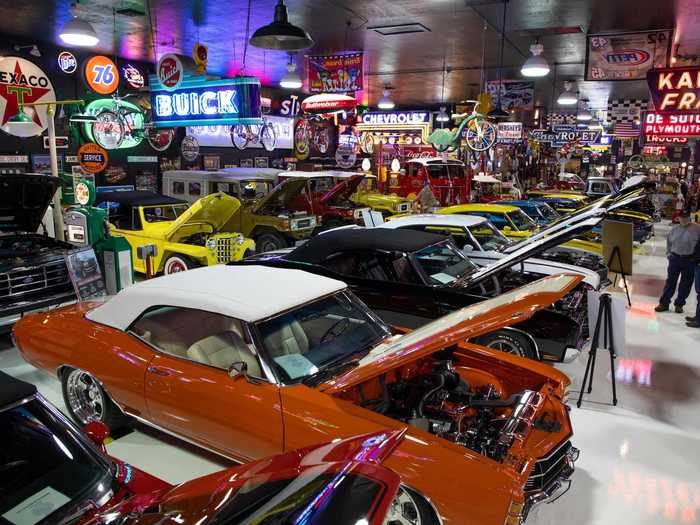 A North Carolina real-estate-development and construction magnate has sold off his massive collection of nearly 100 cars and more than 3,000 pieces of automotive memorabilia.