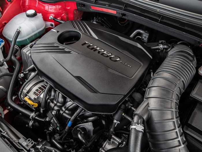 The 1.6-liter, turbocharged four-cylinder engine ...