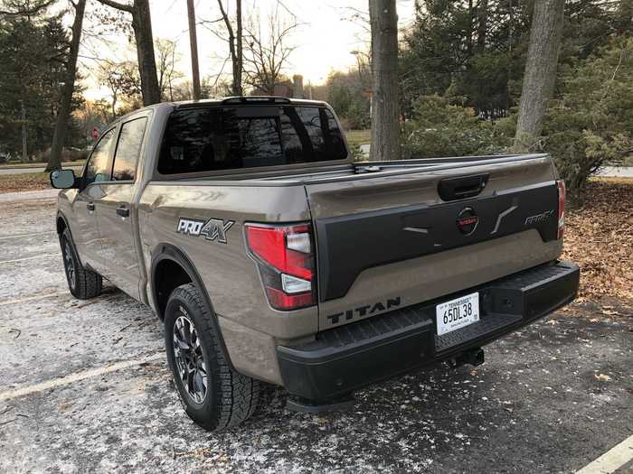 ... In the Nissan Titan full-size pickup truck. I quite like the old Titan, and the infotainment setup gets the job done. But it needs to be updated.