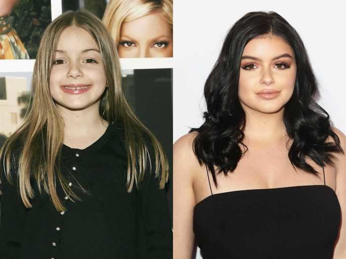 Ariel Winter wore her hair black while acting on "Modern Family," but she