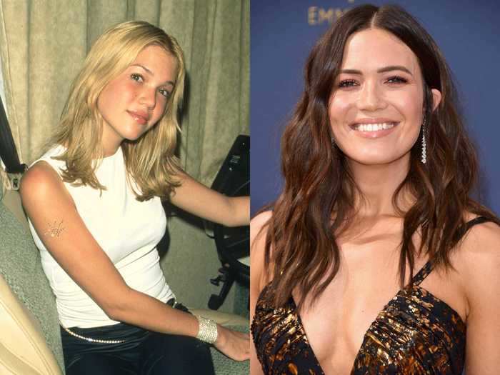 Mandy Moore was born with sandy blonde hair, though you might have thought she was actually a brunette.