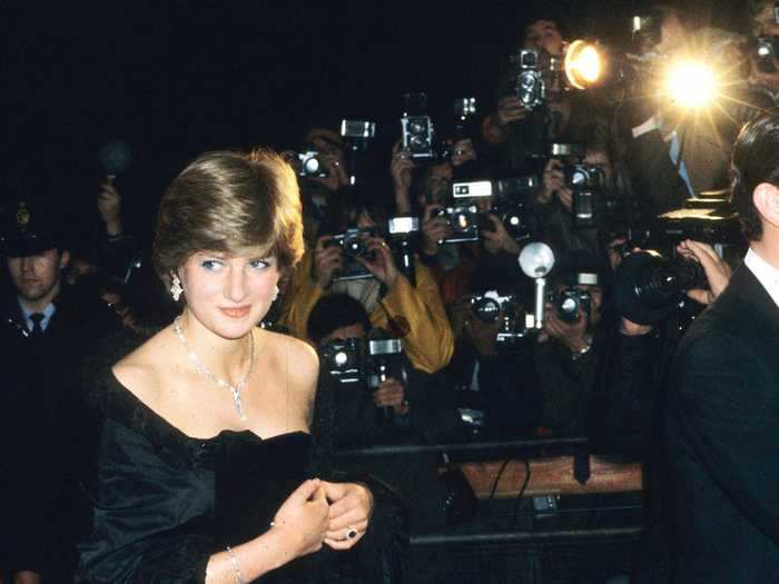 Princess Diana said she wore the wrong dress at her first royal engagement with Prince Charles.