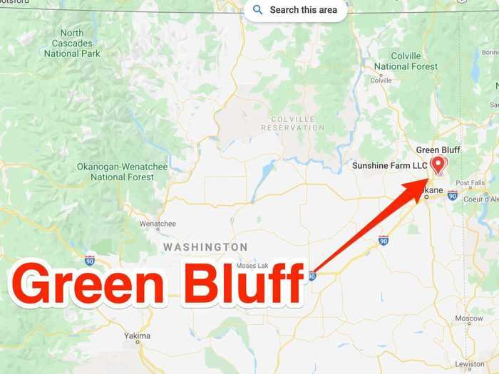 On the eastern border of Washington, pick and purchase some fresh produce at Green Bluff — a cluster of local farms.