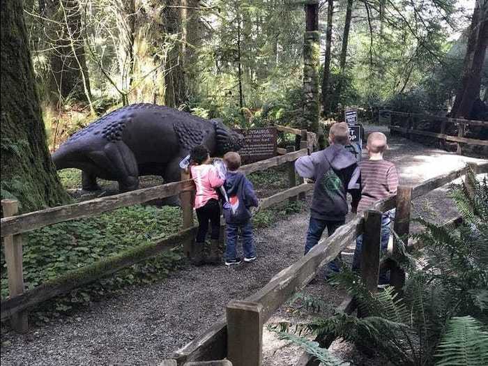 The attraction is currently open, but patrons have to stay six feet apart from other groups, per guidelines set by Governor Kate Brown.