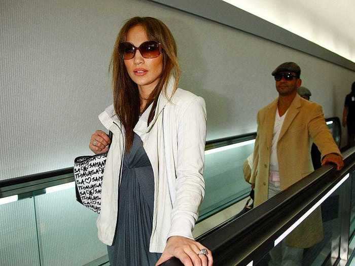 Famous people still look ridiculously put-together, even after a long flight.