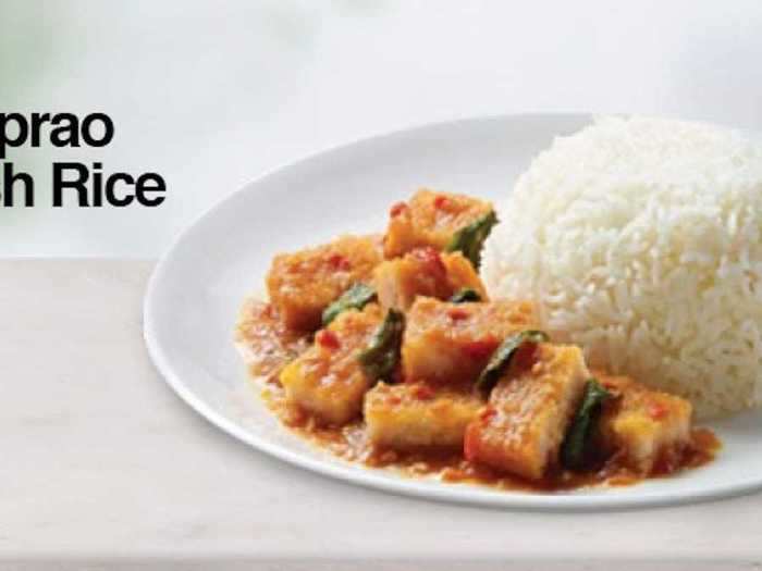 Kaprao Fish Rice can be found on menus in which country?