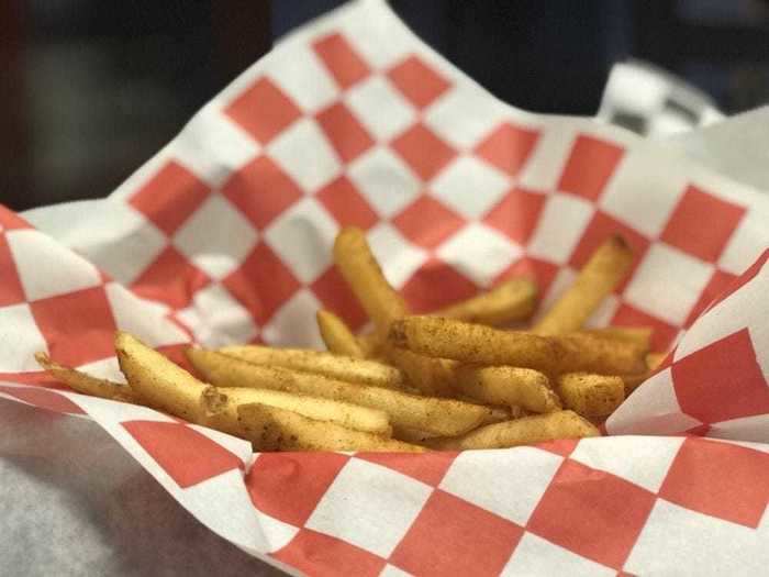 SOUTH CAROLINA: The Grilled Cheese & Crab Cake in Murrells Inlet famously douses its fries in Old Bay.