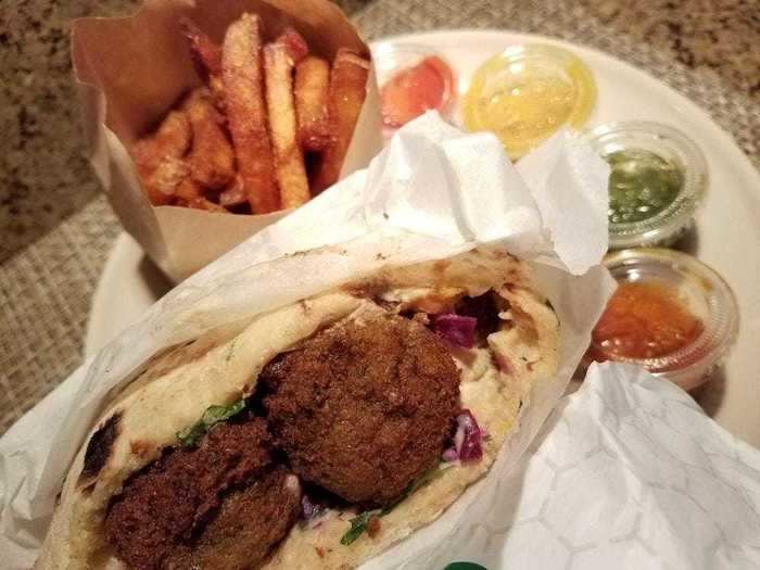 PENNSYLVANIA: Goldie in Philadelphia specializes in 100% vegan fries, falafel, and shakes. The restaurant