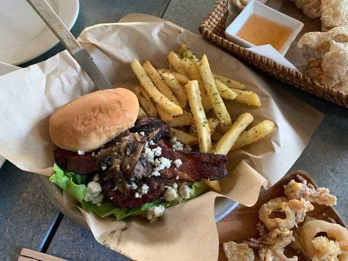 HAWAII: The Saddle Room in Waimea is bar food at its finest. If you stop by, make sure to order the Saddle Room burger and garlic fries.