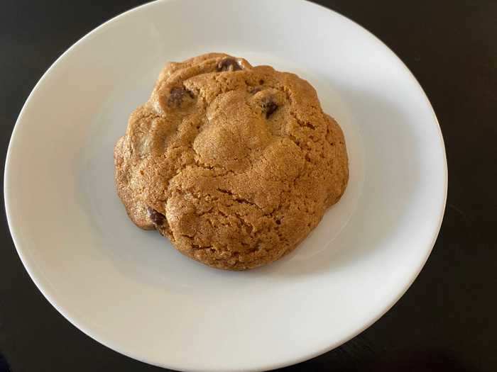 Even without bread flour, these cookies rose nicely and had a chewy texture.