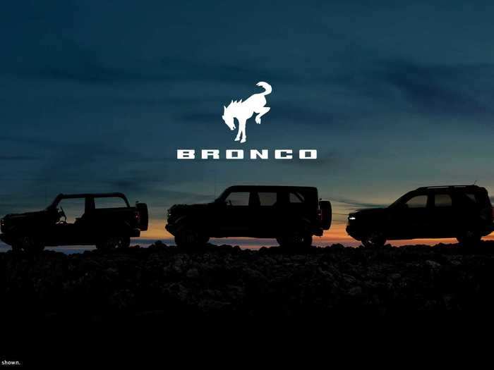 Ford teased the trio in silhouette.