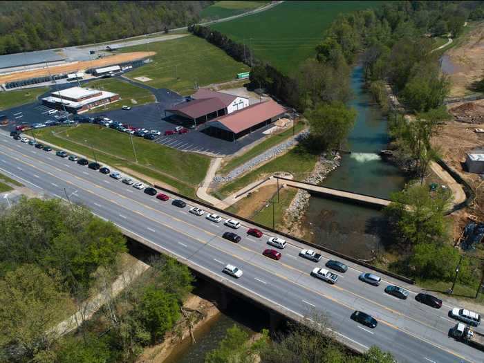 This photo was taken on April 18 in Springfield, Tennessee, when the Tennessean reported that test results were expected to take about 72 hours. Last week, Tennessee Health Commissioner Lisa Piercey told the publication she has seen it take up to 12 days to get results back.