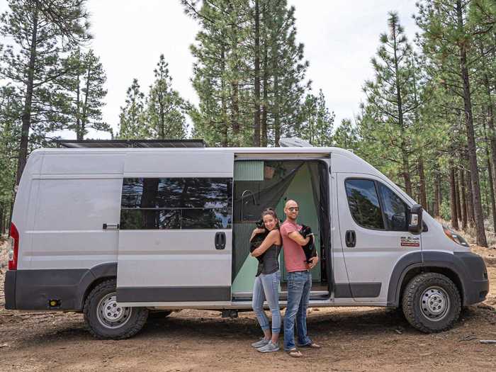 Rekart and his wife, Lindsey Graham, spent four years bouncing between temporary apartments before deciding to try living in a van.