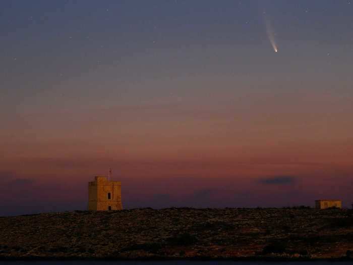 Neowise will be highly visible after sunset from Tuesday through Sunday.