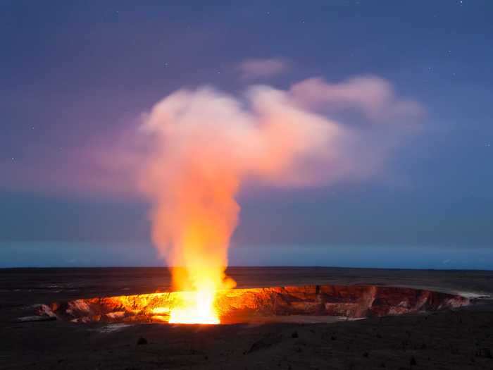 HAWAII: The Kilauea volcano