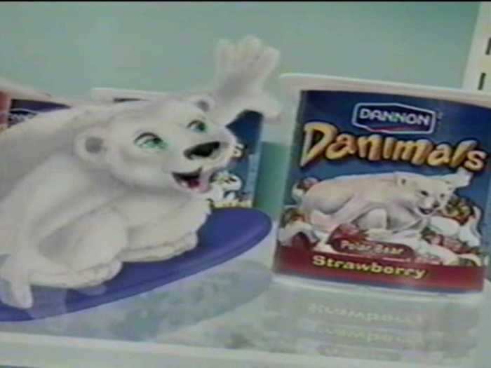 Danimals are yogurt and smoothie products that have adorable animal mascots.