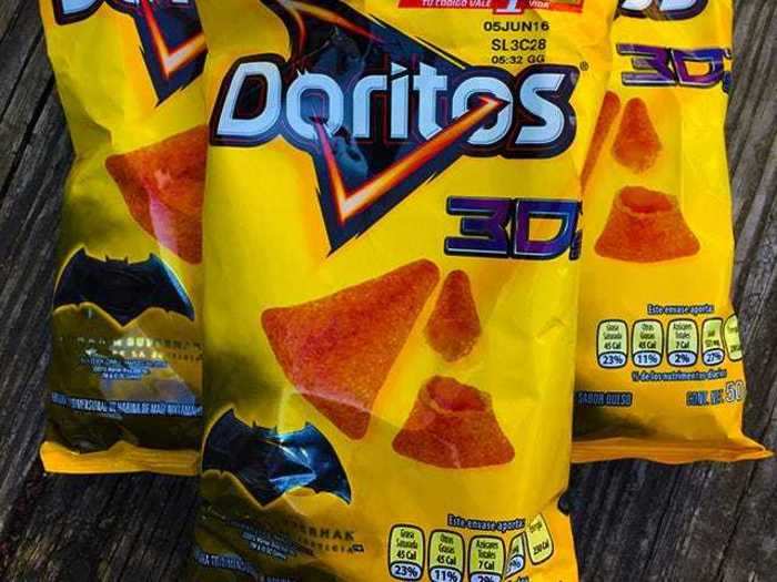 Doritos 3D were the coolest chips around.